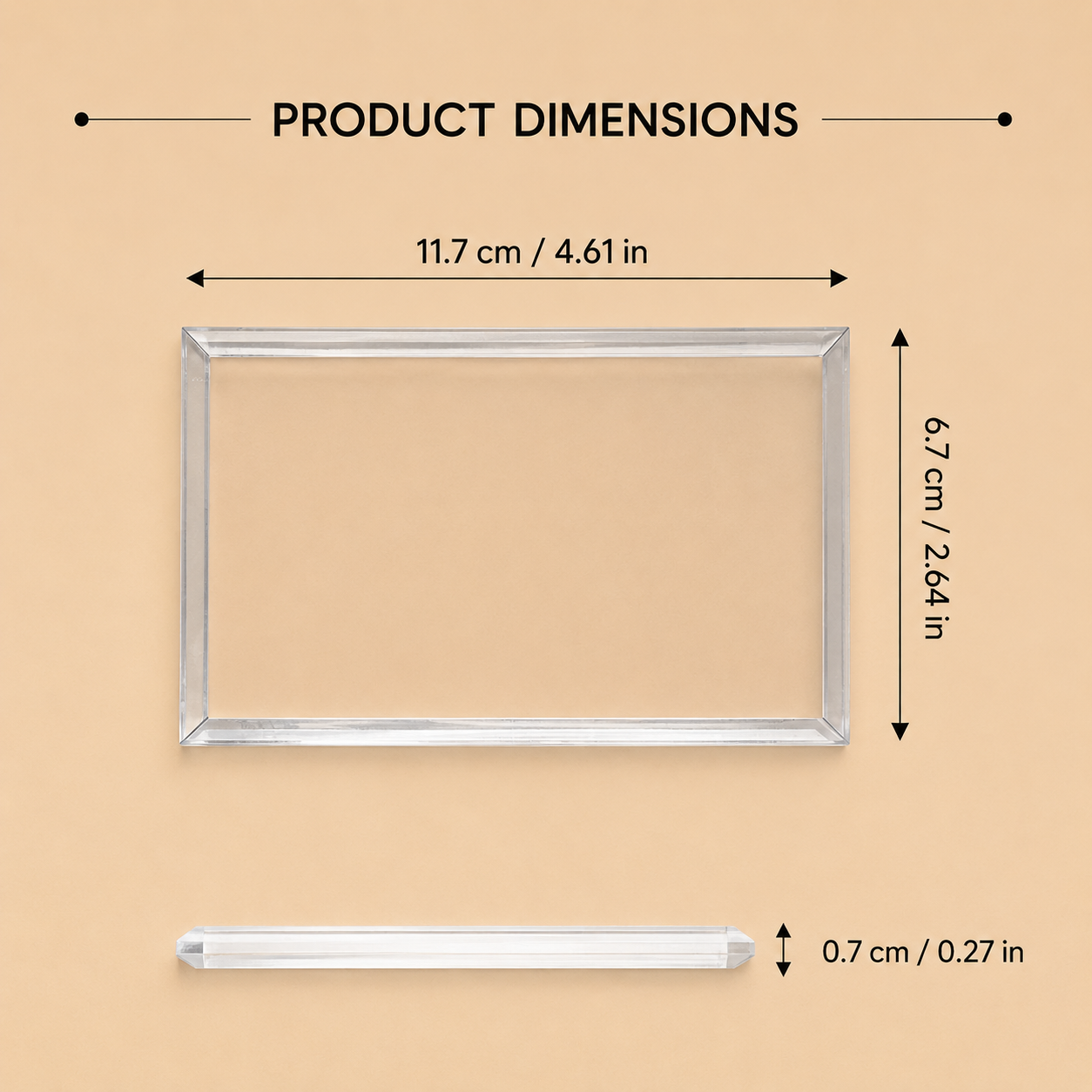 (Pack Of 2) Fast TAG Holder Windshield Glass Protector with double side Tape