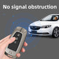 Metal Silicone Key Cover Compatible for Ford : Figo, Aspire, Ecosport, Endeavour | 3 button Smart Key