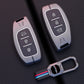 Metal Silicone Key Cover Compatible For Hyundai: i20, Creta, Venue, Tucson, Alcazar, Verna, Xcent, Aura, Elantra, Nios, I-10 Grand,Exter