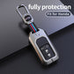 Metal Silicone Car Key Cover Compatible For Honda : City, Civic, Jazz, Brio, Amaze, Cr-v, Wr-v, Br-v, Mobilio (4B Smart Key)