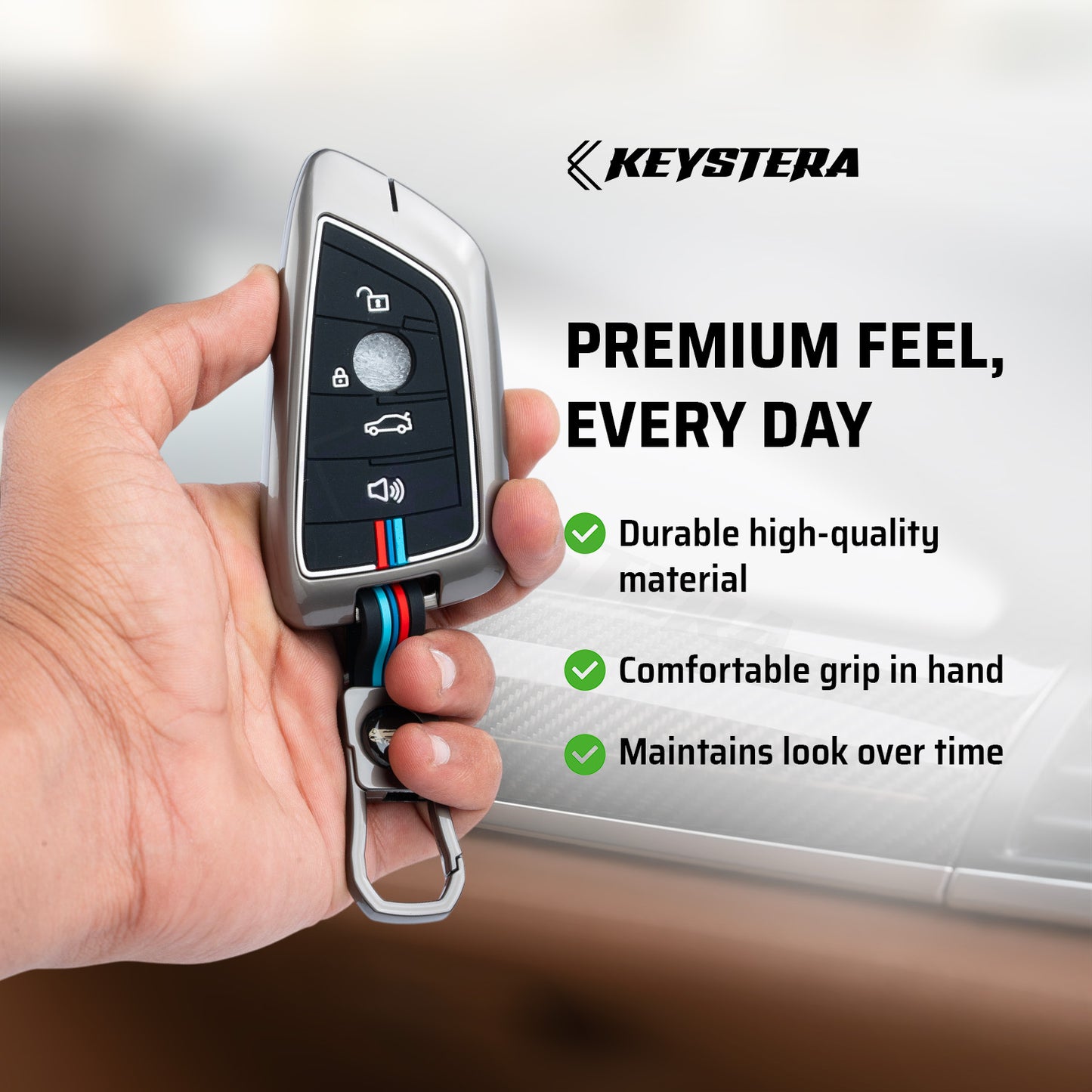 metal silicon Car Key Cover Compatible For BMW X1, X3, X6, X5, 5 Series, 6 Series, 7 Series