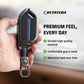 Metal Silicone Car Key Cover Compatible For New Kia Seltos 2026 | Syros | EV6 EV9 - 4 Button Smart Key