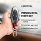 Metal Silicone Car Key Cover Compatible For Hyundai Venue 2026 3-Button Smart Key