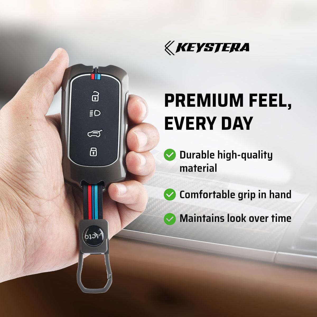 Tata Sierra Smart Plus, Pure Variant metal Silicone car key cover
