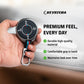 Metal Silicone Car Key Cover Compatible For TATA Harrier EV 4 button Smart Key.