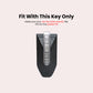 Metal Silicone Key Cover with keychain Compatible For Mahindra XEV 9e, BE 6e & 7XO (6 Button)