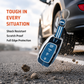 Metal Sapphire Key Cover With Key Chain Compatible with Hyundai: Alcazar, Creta 2021 onwards (4 button smart key)