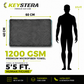 Keystera 1200 GSM Twisted Loop Car Microfiber Clothes (60X40 CM)