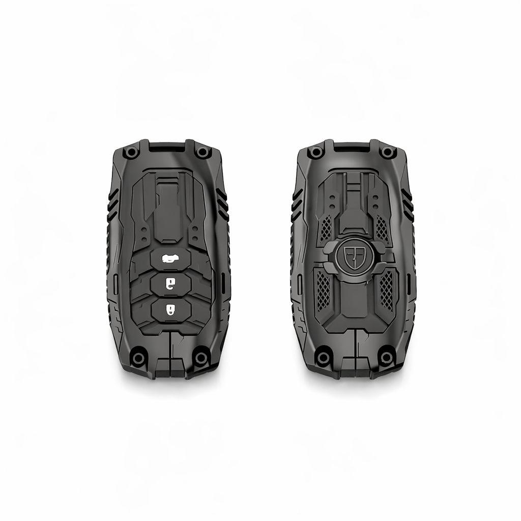 Metal Transformer Key Cover Compatible For Honda: City, Civic, Jazz, Brio, Amaze, Cr-v, Wr-v, Br-v, Mobilio 3 Button Smart Key