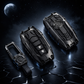 Metal Transformer Key Cover Compatible For Toyota: Innova Crysta, Innova HyCross, Hilux (2 button smart key)