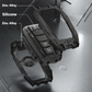 Metal Transformer Key Cover Compatible For Toyota: Innova Crysta, Innova HyCross, Hilux (2 button smart key)