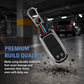 Metal Silicone Car Key Cover Compatible For Jeep Compass, Jeep Compass Trailhawk Smart Key