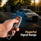 Metal Leather Brown Car Key Cover Compatible For MG Astor, MG ZS EV (3 Button smart key)