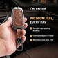 Metal Leather Brown Car Key Cover Compatible For Tata: Nexon, Harrier,Tiago, Tigor BS6, Tigor EV, Safari 2021, Altroz, Safari Gold, Gravitas, Punch