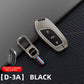 Metal Silicone Key Cover Compatible for MG Astor, MG ZS EV (3 Button smart key)