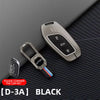 Metal Silicone Key Cover Compatible for MG Astor, MG ZS EV (3 Button smart key)