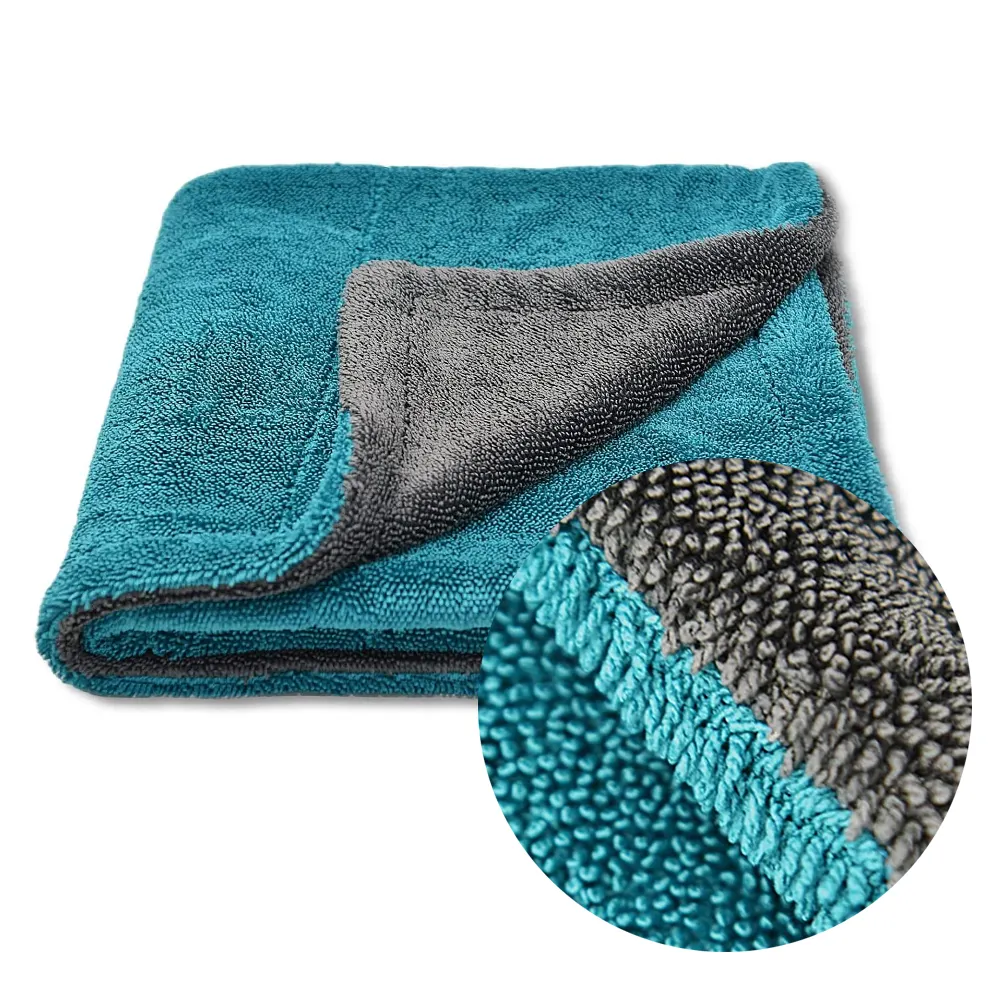 Keystera 1200 GSM Twisted Loop Car Microfiber Clothes (60X40 CM)