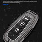 Metal Silicone Car Key Cover Compatible For Suzuki: Baleno, Ciaz, Grand Vitara, Brezza, S Cross, Swift, Ignis, XL6, Fronx, Jimny, Grand Vitara