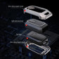 Metal Silicone Car Key Cover Compatible For Suzuki:Swift, Dzire, Baleno, Ertiga, Grand Vitara, Brezza, Fronx, Jimny XL6, & Toyota:Glanza, Urban Cruiser Hyryder
