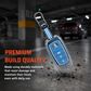 Metal Key Cover Compatible For Toyota: Innova Crysta, HyCross, Hilux, Fortuner, Legender, Land Cruiser, Camry (3 button smart key)