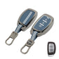 Metal Key Cover Compatible For Hyundai: i20, Creta, Venue, Tucson, Alcazar, Verna, Xcent, Aura, Elantra, Nios, I-10 Grand,Exter (3 Button Smart Key)
