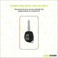 Metal Key Cover Compatible For Suzuki: Swift, Dzire, WagonR, Brezza, Grand Vitara, Fronx, Jimny, XL6, Ignis, Ertiga, Baleno,Celerio,Ciaz
