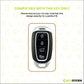 Metal Silicone Key Cover Compatible for New Hyundai New Verna | Verna 2020 Smart Key (4 Button Smart key)