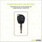 Metal Silicone Car Key Cover Compatible For Suzuki: Swift, Dzire, Grand Vitara, Fronx, Jimny, XL6, Ignis, Ertiga, Baleno, Vitara Brezza, Celerio, Ciaz