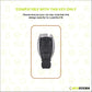 Metal Leather key cover Compatible for Mercedes Benz : GL Series | S - Class | C - Class | M - Class | 3 Button Smart Key