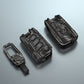 Metal Transformer Key Cover Compatible For Skoda Kushaq | Skoda Kodiaq | Skoda Slavia | Octavia | Volkswagen Tiguan | Volkswagen Virtus | New Polo | New Vento