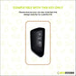 Metal Silicone Car Key Cover Compatible For Skoda Octavia | Volkswagen Virtus 3 Button Smart Key