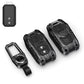 Luxury Waterproof Transformer Metal Car Key Cover For Suzuki : Swift, Dzire, Baleno, Ertiga, Grand Vitara, Brezza, Fronx, Jimny XL6, Ignis (2 button smart key)