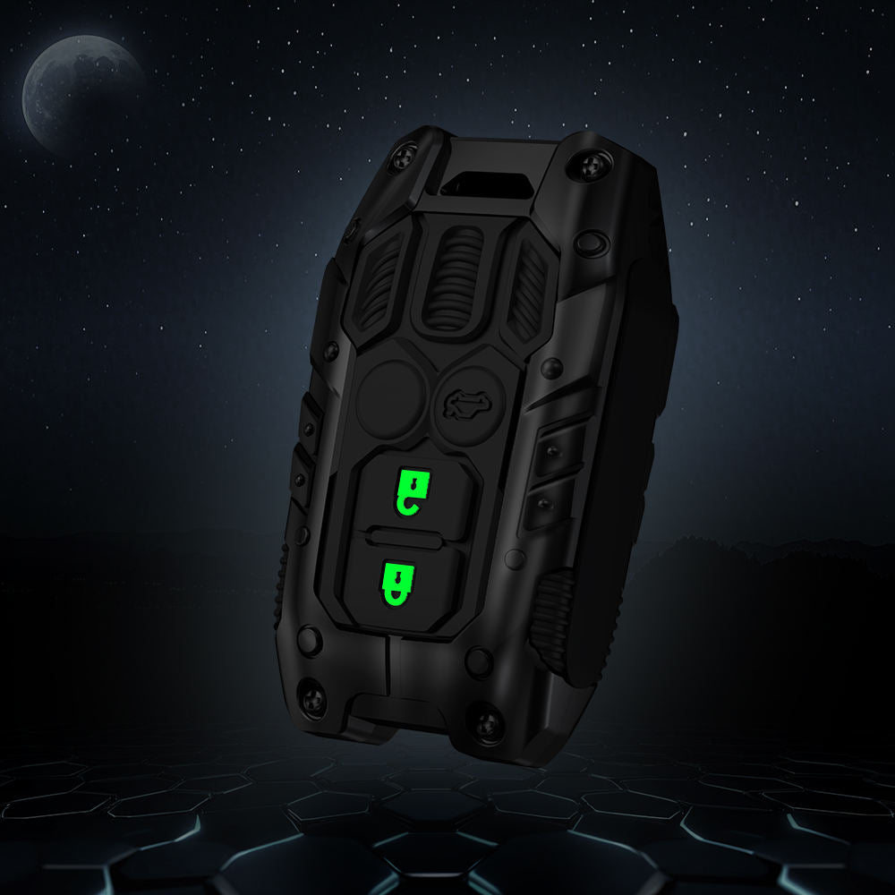 Luxury Waterproof Transformer Metal Car Key Cover For Suzuki : Swift, Dzire, Baleno, Ertiga, Grand Vitara, Brezza, Fronx, Jimny XL6, Ignis (2 button smart key)