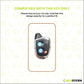 Metal Sapphire Key Cover With Key Chain Compatible with Suzuki Nippon 3-Button Smart Key