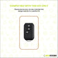 Metal Leather Brown Key Cover Compatible For Suzuki : Baleno, Swift, Ertiga, XL6, DZire, Fronx, Scross, Celerio, Ciaz, Brezza, Grand Vitara, Jimny, Ignis