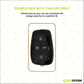 Transformer Metal Car Key Cover Compatible For Tata: Nexon, Harrier,Tiago, Tigor BS6, Tigor EV, Safari 2021, Altroz, Safari Gold, Gravitas, Punch