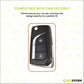 Transformer Car Key Cover Compatible for Toyota Innova Crysta | Corolla Altis Flip Key (2 Button)