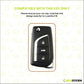 Transformer Car Key Cover Compatible For Toyota: Innova Crysta, Corolla Altis. (3 button flip key)